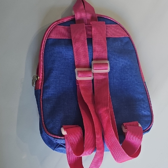 Disney Frozen Blue and Pink Backpack - Picture 4 of 8